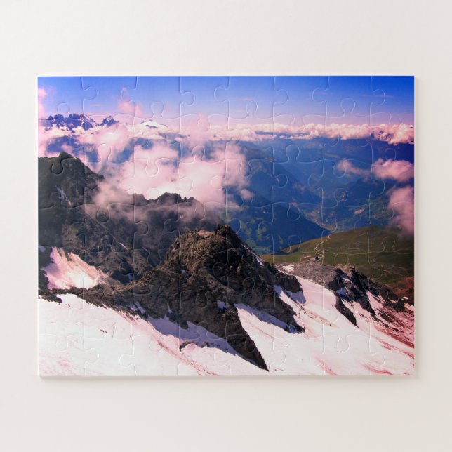 Swiss mountains jigsaw puzzle (Horizontal)