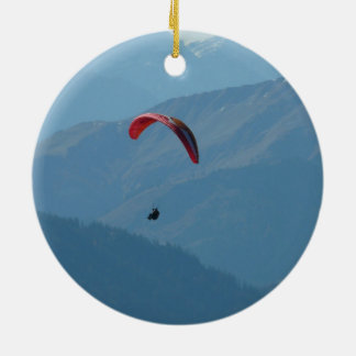 Swiss Paragliding Ceramic Ornament