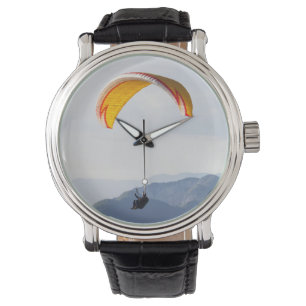 Swiss Paragliding Orange Flying Watch