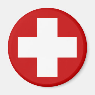 Swiss Red Cross Emergency Recovery Roundell Magnet