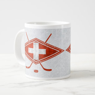 Swiss Schweiz Ice Hockey Flag Mug
