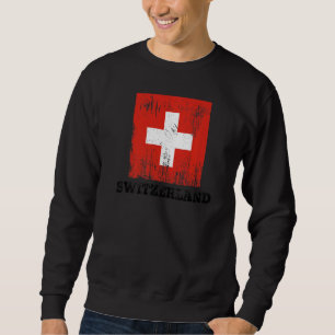 Swiss Switzerland Flag Pride Swiss Flag Sweatshirt