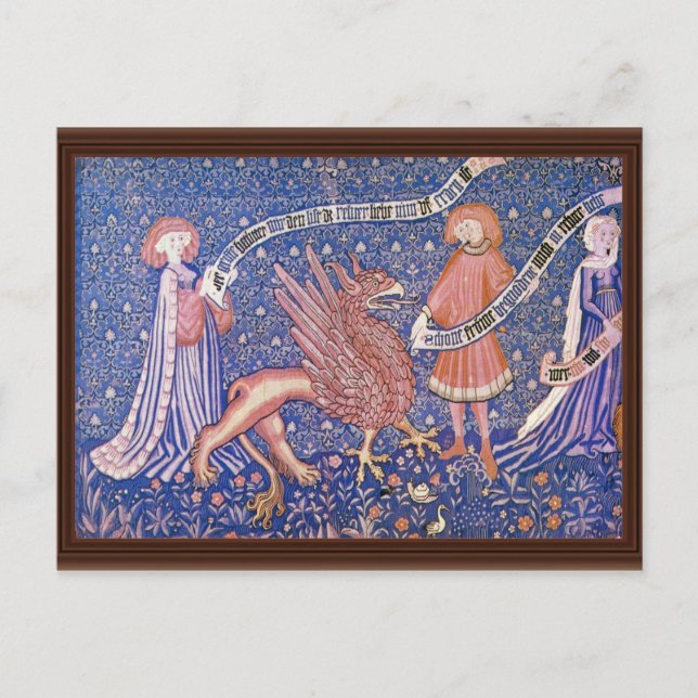 Swiss Tapestry Fragment By Schweizer Tapisseur Postcard (Front)