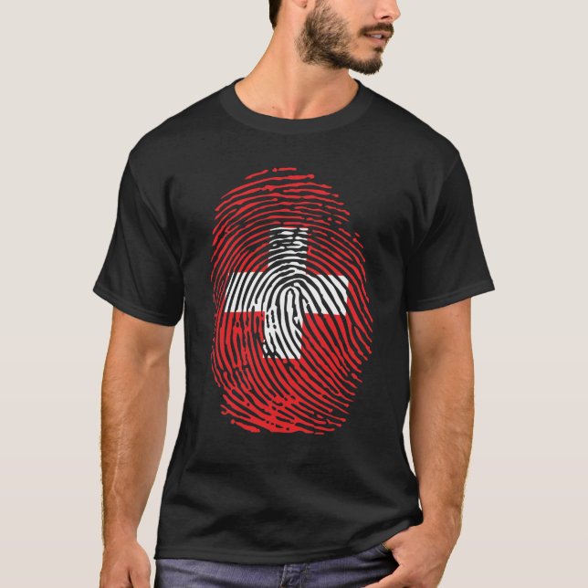 Swiss Touch - Fingerabdruck T-Shirt (Front)