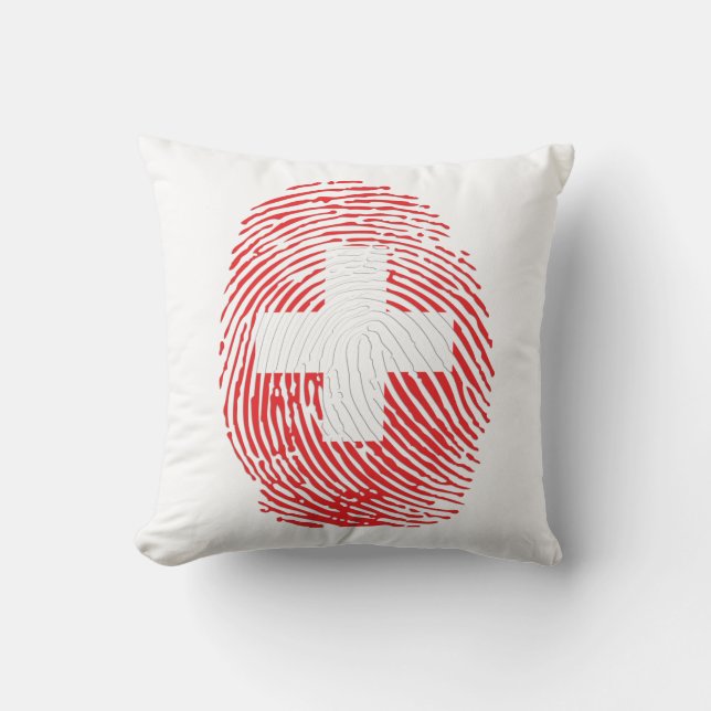 Swiss Touch Throw Pillow (Front)