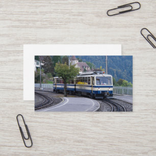 Swiss Train Business Card