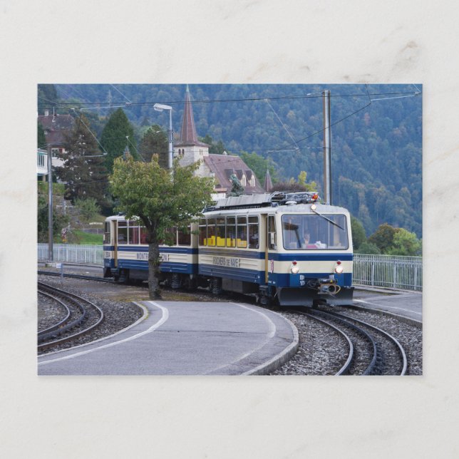 Swiss train postcard (Front)