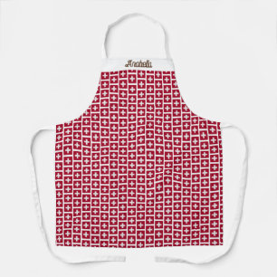 Swiss Travel and Culture Icons Pattern Apron