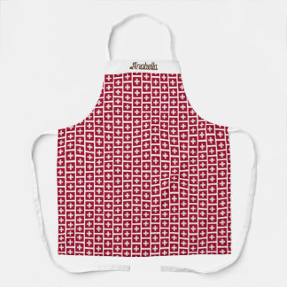 Swiss Travel and Culture Icons Pattern Apron