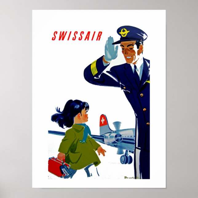 Swissair Little Girl Poster (Front)