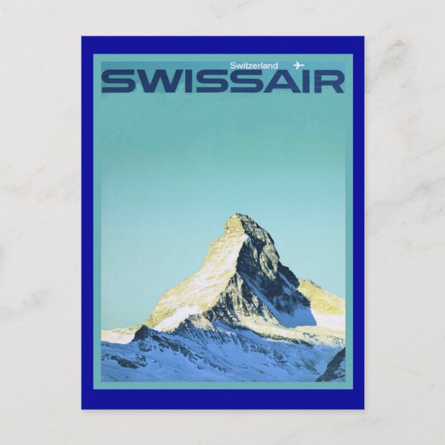 Swissair Postcard (Front)