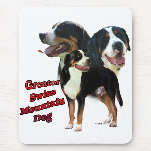 Swissie Trio 2 Mouse Pad (Front)
