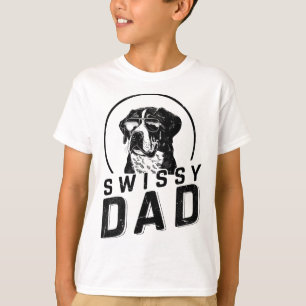 Swissy Dad Dog Owner Gifts For Men Funny Dog Dad C T-Shirt