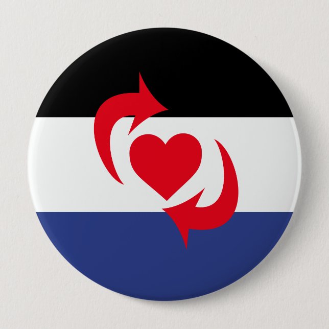 SWITCH PRIDE 4 INCH ROUND BUTTON (Front)