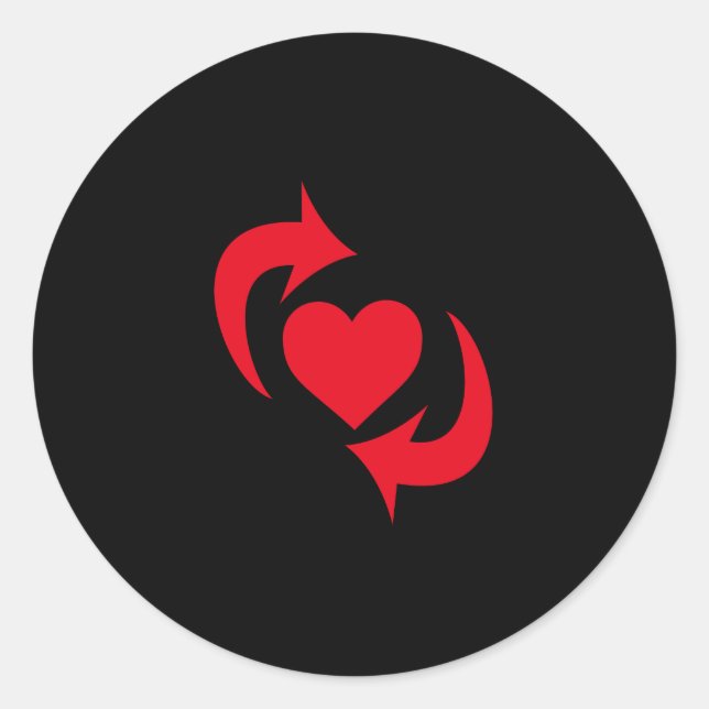 Switch Pride Classic Round Sticker (Front)