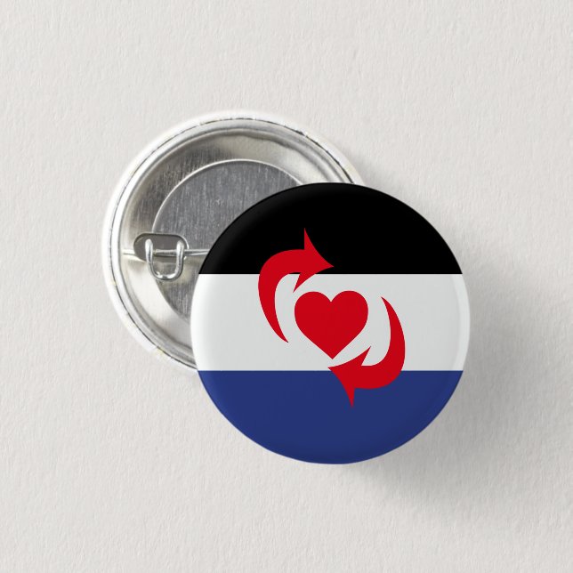 Switch Pride Flag 1 Inch Round Button (Front & Back)