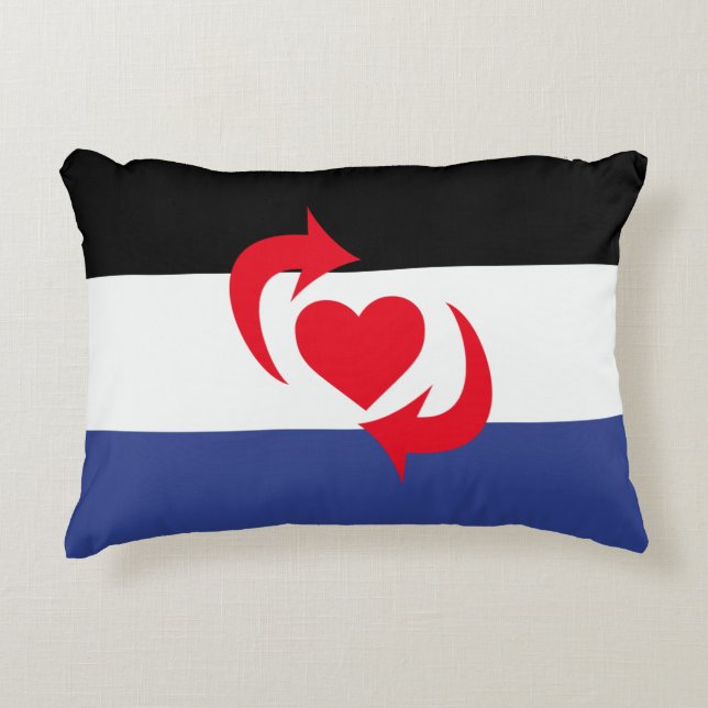 Switch Pride Flag Accent Pillow (Front)