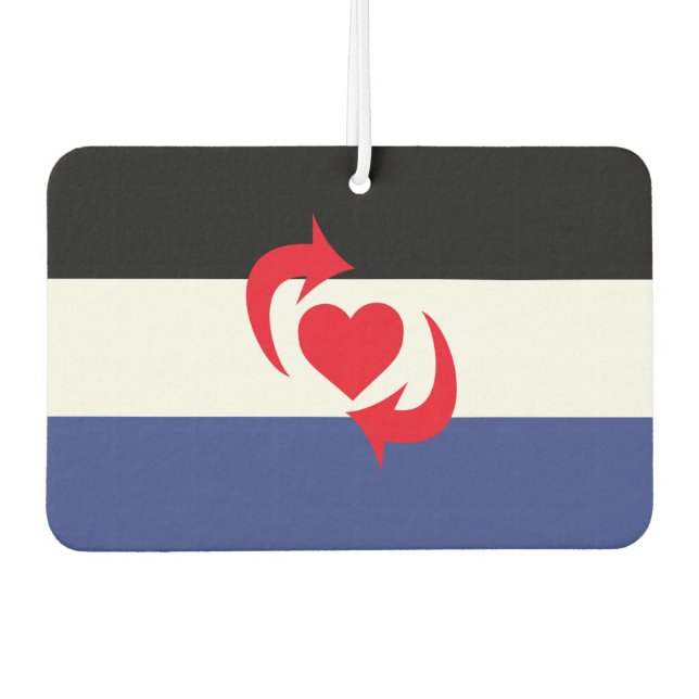 Switch Pride Flag Air Freshener (Front)