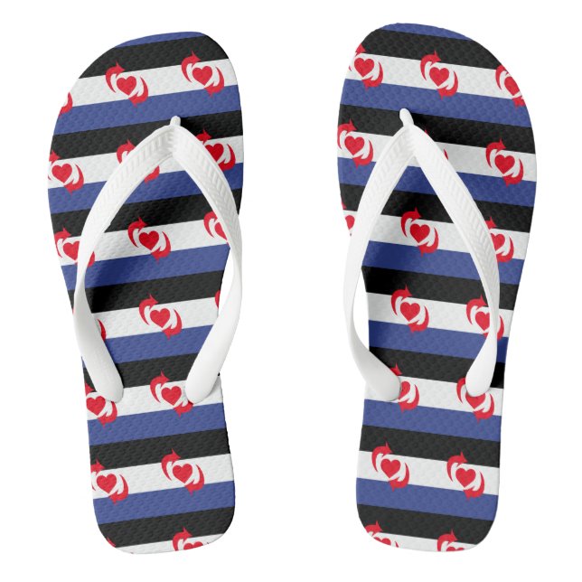 Switch Pride Flip Flops (Footbed)