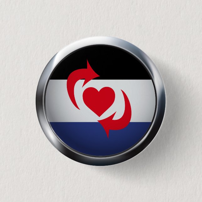SWITCH PRIDE MEDALLION 1 INCH ROUND BUTTON (Front)