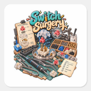 Switch Surgery Mechanical Keyboard Sticker