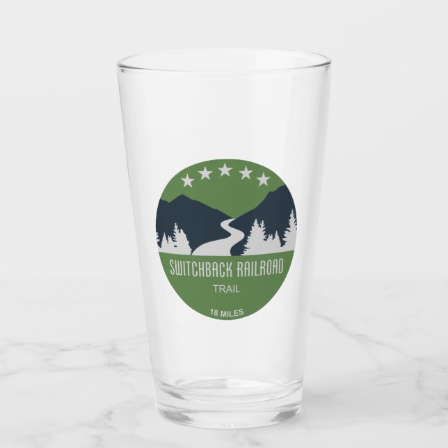 Switchback Railroad Trail Glass (Front)