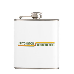 Switchback Railroad Trail Hip Flask