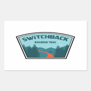 Switchback Railroad Trail Sticker