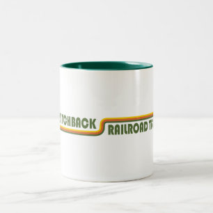 Switchback Railroad Trail Two-Tone Coffee Mug