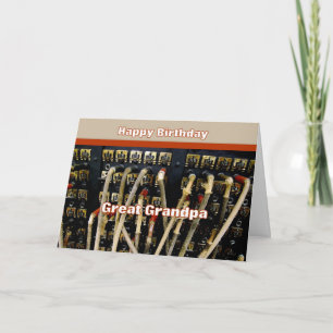 Switchboard Happy Birthday Great Grandpa Card