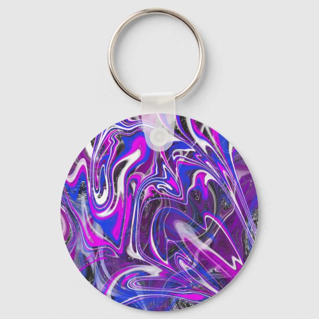 Switches Brushes of Colours Keychain (Front)