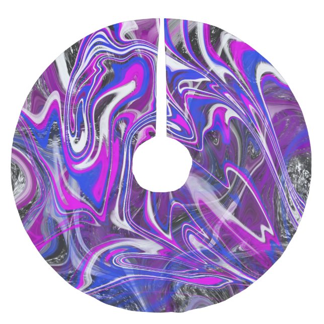 Switches Brushes of Colours Tree Skirt (Front)