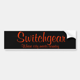 Switchgear Where city meets country Bumper Sticker