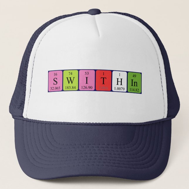 Swithin periodic table name hat (Front)
