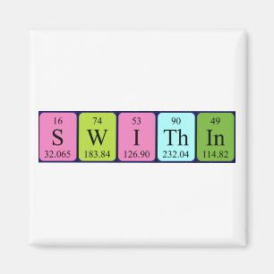 Swithin periodic table name magnet
