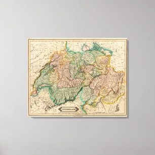 Switzerland 16 canvas print