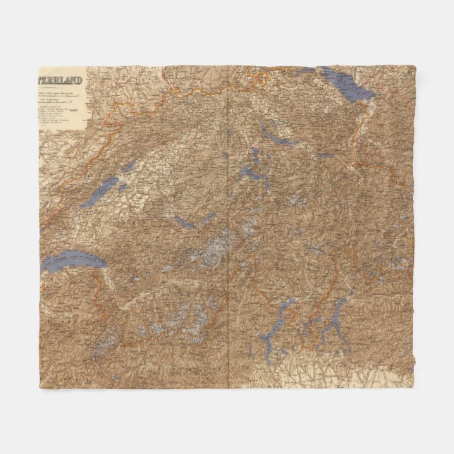 Switzerland 18 fleece blanket (Front (Horizontal))
