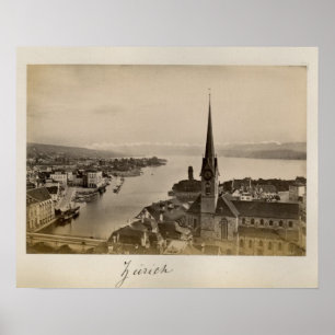 Switzerland 1908, Zurich Poster