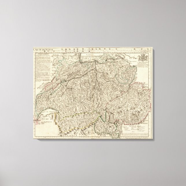 Switzerland 23 canvas print (Front)