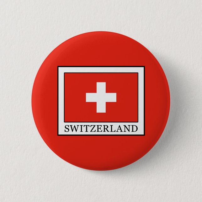 Switzerland 2 Inch Round Button (Front)