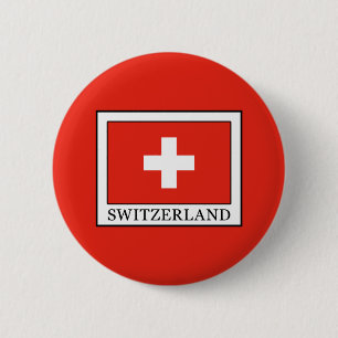 Switzerland 2 Inch Round Button