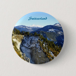 Switzerland 2 Inch Round Button