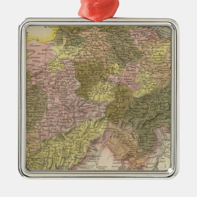 Switzerland 3 metal ornament (Front)
