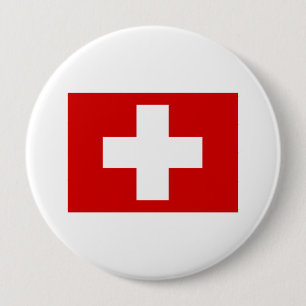 Switzerland 4 Inch Round Button