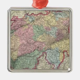 Switzerland 4 metal ornament