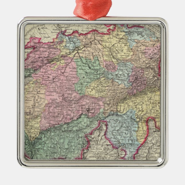 Switzerland 4 metal ornament (Front)