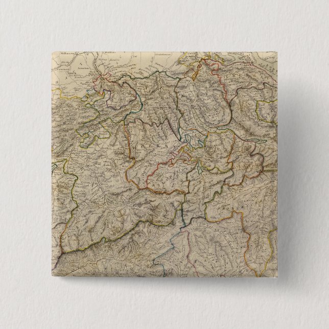 Switzerland 7 2 inch square button (Front)