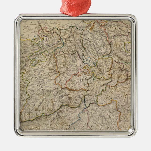 Switzerland 7 metal ornament (Front)