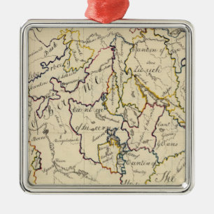 Switzerland 9 metal ornament