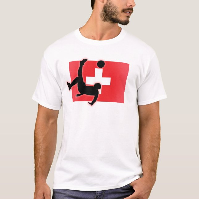 Switzerland Bicycle Kick T-Shirt (Front)